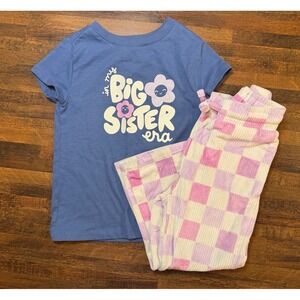 Big sister era tshirt and pants.  Taylor Swift inspired outfit .  Sz 4/5